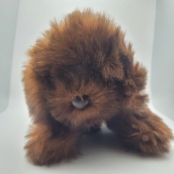 Kellytoy Brown Fluffy Dog Plush Stuffed Animal 12" Soft Puppy Toy - Picture 2 of 9
